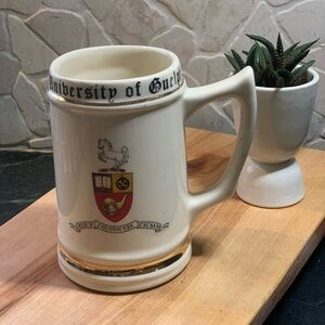 GUELPH UNIVERSITY | Vintage Ceramic Beer Stein